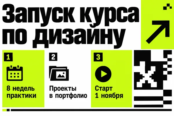 Пример слайда в стиле «Веб-брутализм»