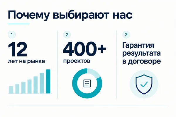 Пример слайда в стиле «Строгий деловой»