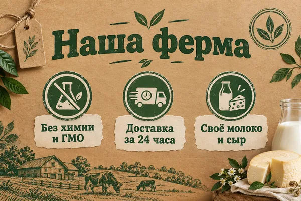Пример слайда в стиле «Крафт и эко»