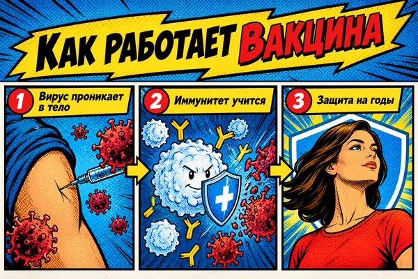 Пример слайда в стиле «Комикс»