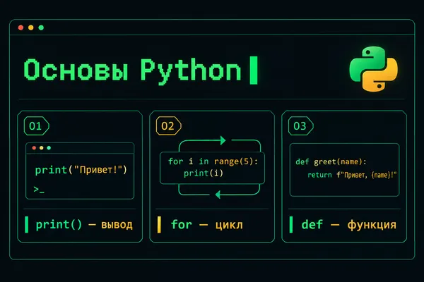 Пример слайда в стиле «Командная строка»