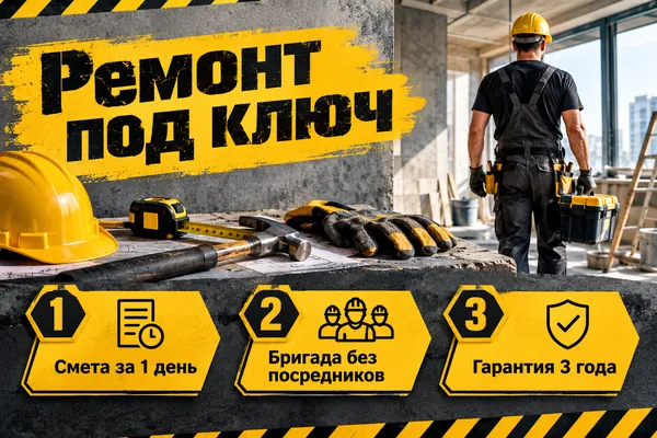 Пример слайда в стиле «Стройка и ремонт»